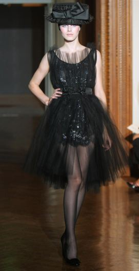 Illustration for article titled Christian Lacroix Couture Show A Blitz Of Somber Creativity For Dark Times